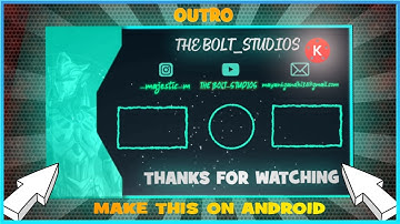 HOW TO MAKE ANIMATED OUTRO ON ANDROID KINEMASTER TUTORIAL SIMPLE EASY