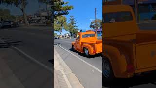 Orange V8 Ford F-1 Pickup Cruising | #ford #pickup #v8 