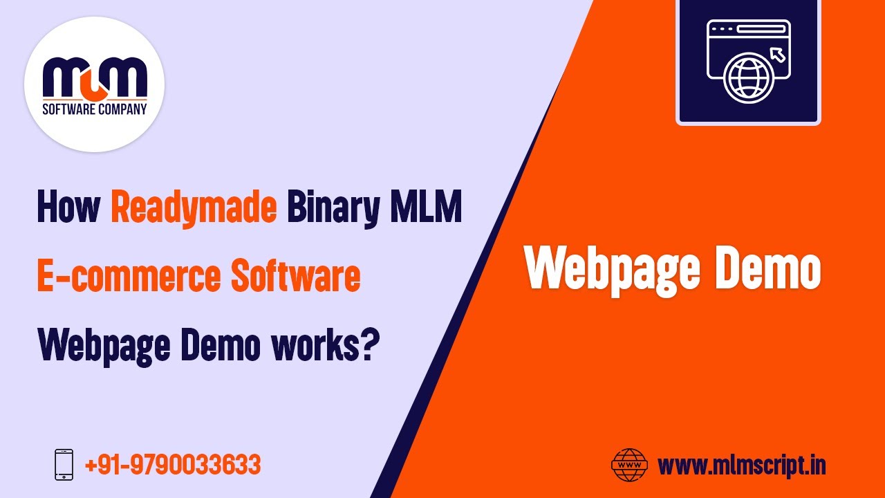 Binary MLM Product Software Demo explanation in Tamil. Detailed ...