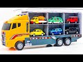 【トミカ】はたらくくるま ミニカーを開封＆収納しよ☆Tomica opening and put in Okatazuke convoy｜vol.2
