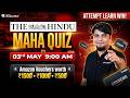The Hindu GK Quiz | CLAT 2027 | MAHA QUIZ LIVE | Win exciting prizes | Legaledge