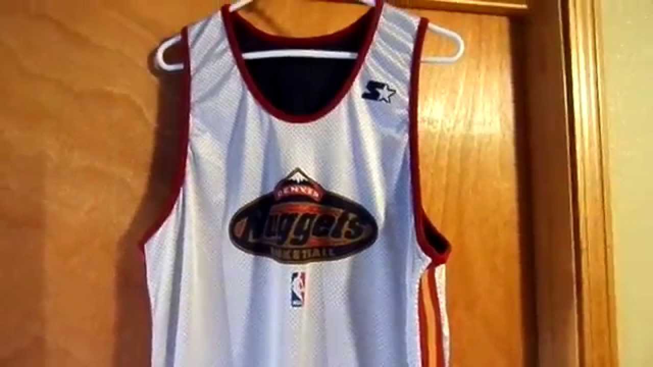 Denver Nuggets Authentic Retro Reversible Starter Practice Jersey Review YouTube