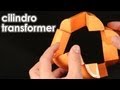 Cilindro transformer (quebra-cabeça de ORIGAMI)