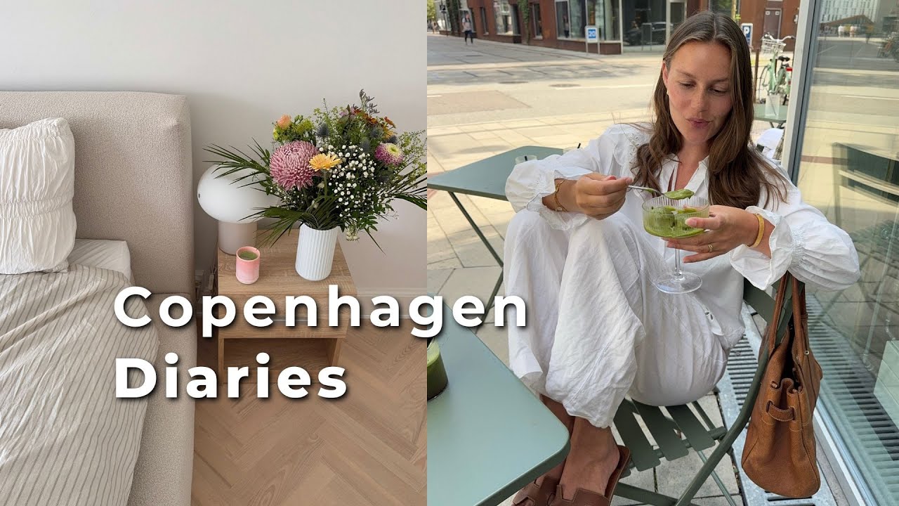 A day in my Copenhagen life | new furniture (!) daily duties, new matcha spot & make-up routine