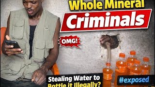 Whole Mineral Criminals Exposed | The Dirty Truth Behind Fake Bottled Water 