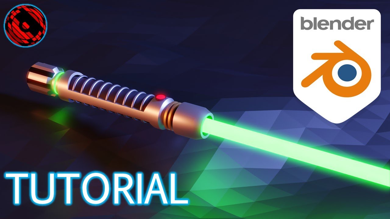 BUILD YOUR OWN... Lightsaber | Full Tutorial | Blender 2.91 | Hard ...