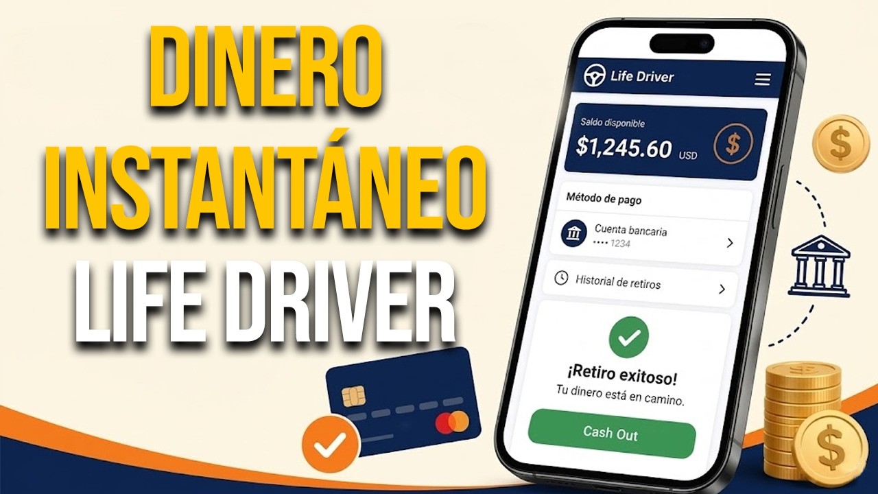 Cómo retirar tus ganancias en Life Driver paso a paso