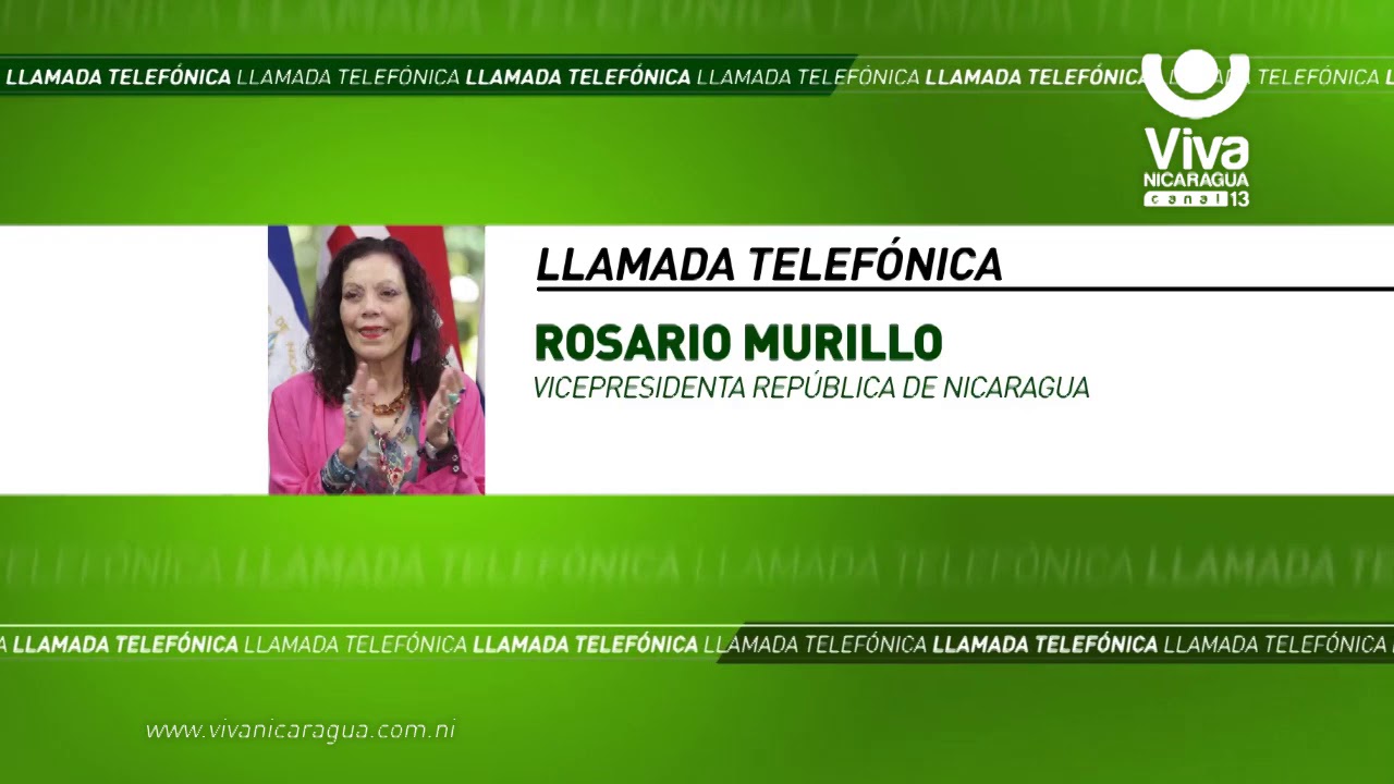 canal 13 fugitiva Comunicación Integra de la Compañera Rosario Murillo (17 de Mayo de 2019)