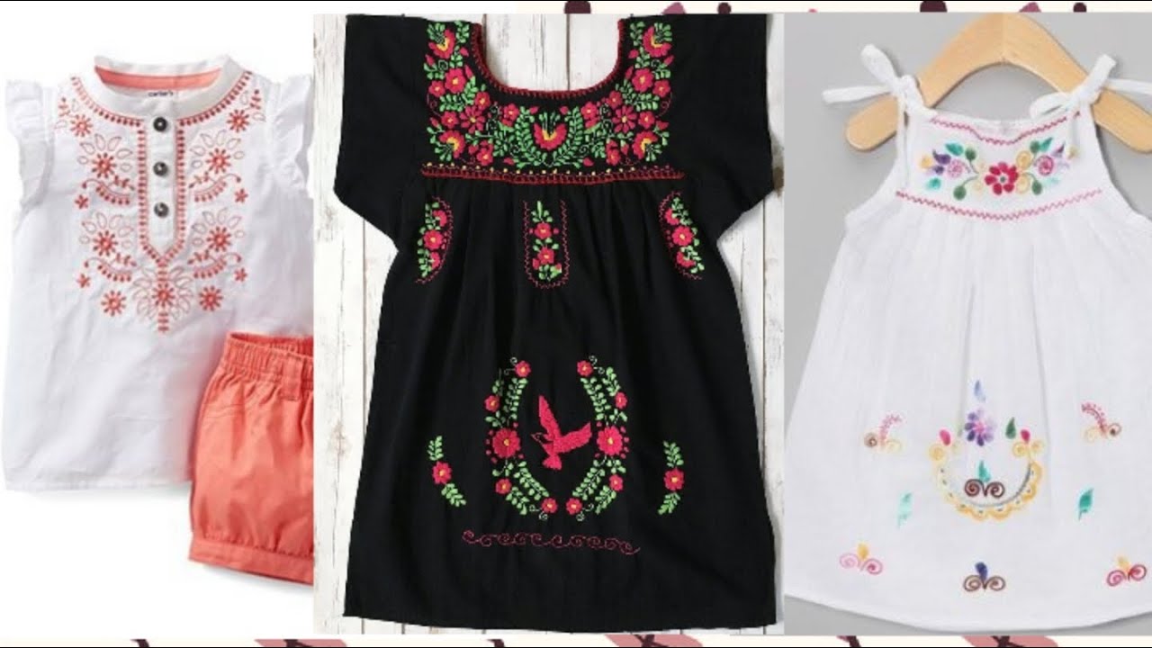 Baby Girl Dress Hand Embroidery Designs at Felipa Hunter blog