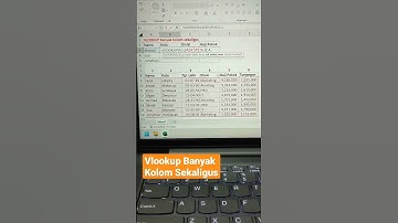 Vlookup Banyak Kolom Sekaligus