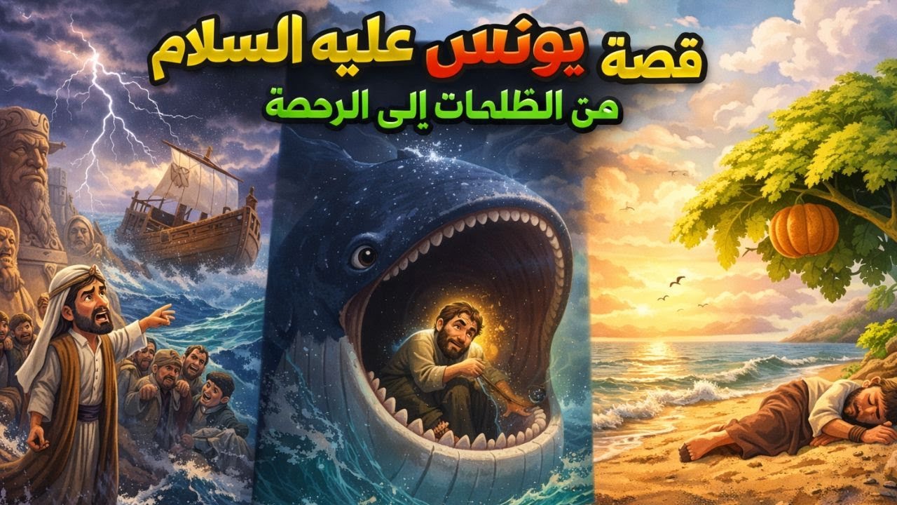 يونس R قصة يونس عليه السلام كما لم تُروَ من قبل – كرتون 3D مؤثر! - YouTube