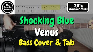 Shocking Blue - Venus - Bass cover with tabs Resimi