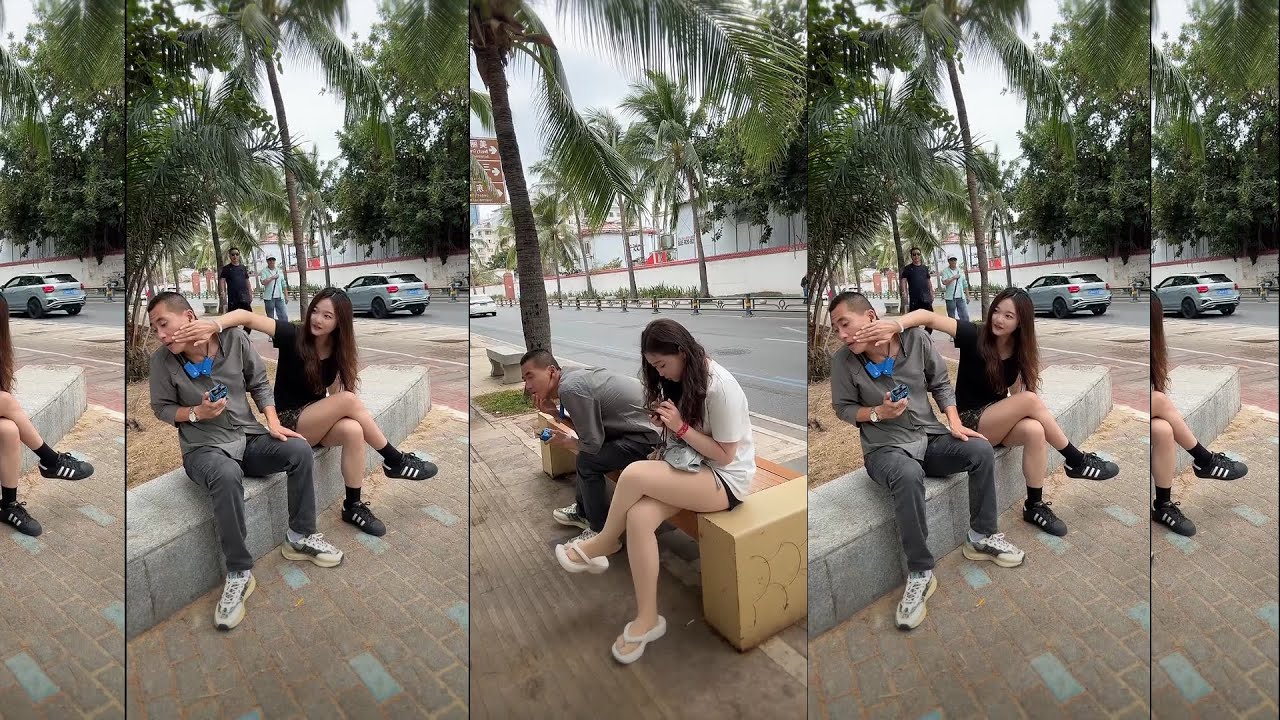 长得很白的老妹和穿着性感的老妹