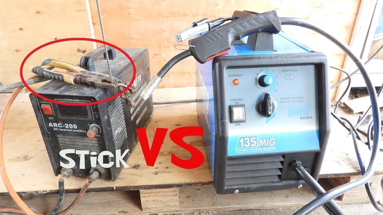 MIG vs STICK Welding Machine Tips and Tricks Experience YouTube