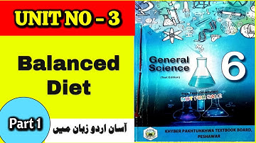 General Science Class 6 | unit 3 | Balanced diet | part 2 | PKK textbook | Learn with Arif 360