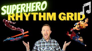 Rhythm Grid - Superhero KS1 and KS2 Music