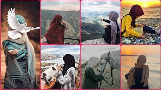 Hidden face dp poses ideas for Muslims Hijab girls || hijab dpz for girls || dpz for Instagram