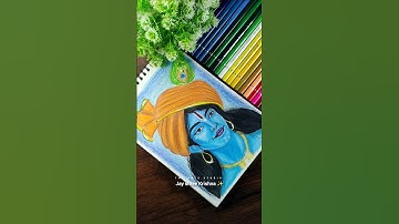 Krishna ji drawing ❤️||THE ARTS STUDIO||#shorts #art #drawing #krishna
