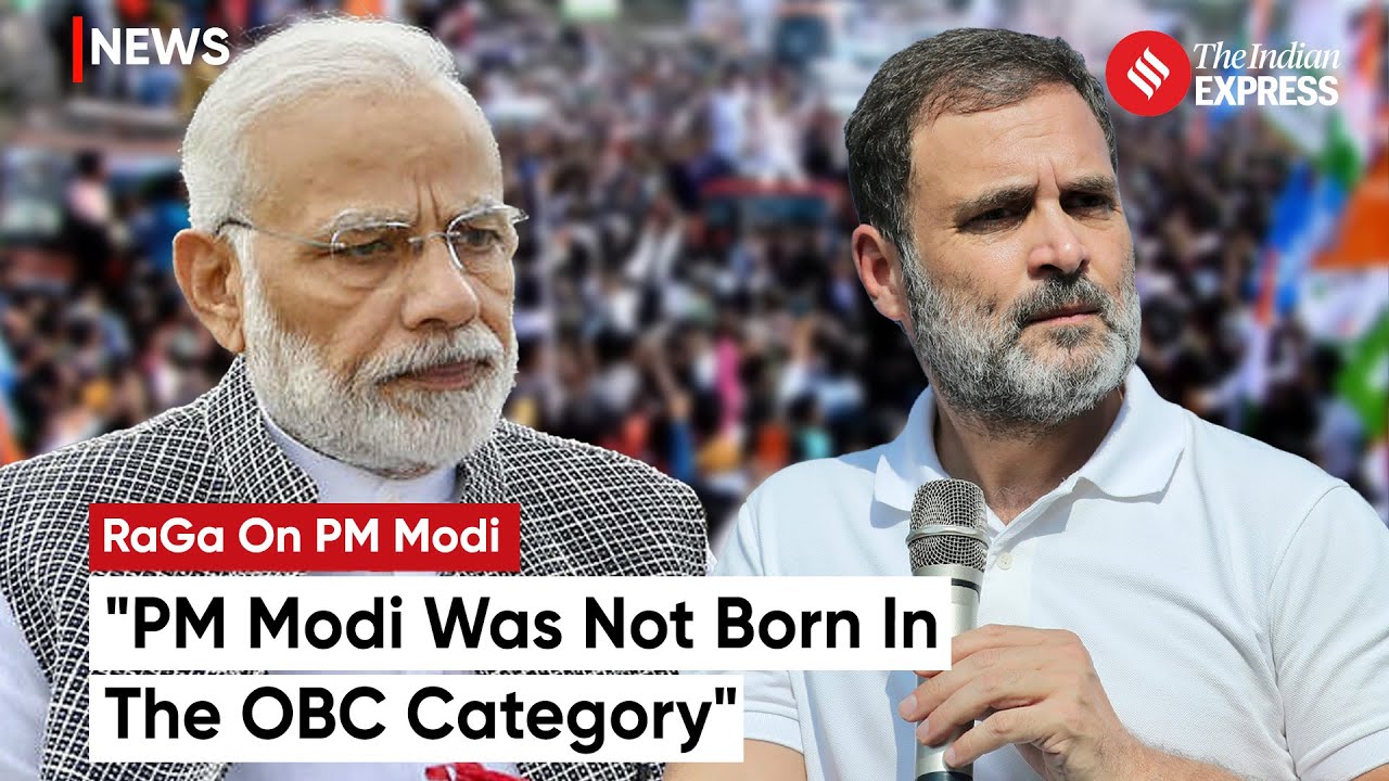 Rahul Gandhi Claims PM Modi Not Born In OBC Category, Alleges ...