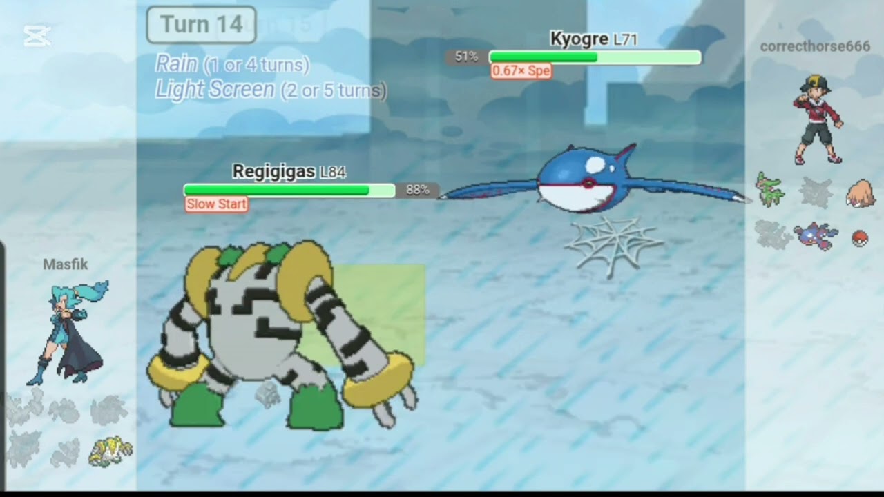 Have you ever seen a regigigas sweep?