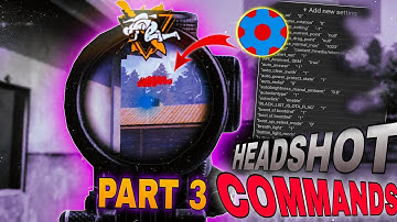 ✅ I got real aimlock set-edit commands😈 || only 🤯headshots for free fire🔥 || part 3 || #setedit