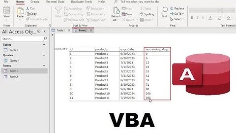 Microsoft access forms VBA: calculate expiration date in ListBox using DateAdd