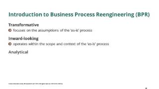 Introduction to Business Process Reengineering BPR
