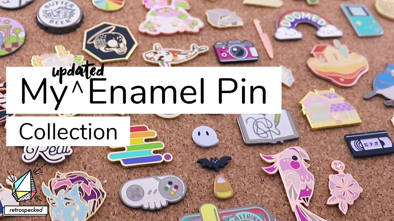My (Updated) Enamel Pin Collection | Retrospecked - YouTube