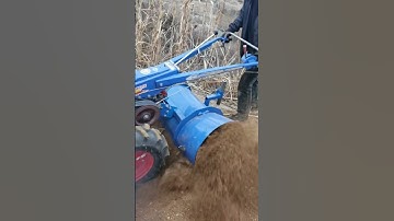 Part 2 Grape vine burial machine Single earth cultivating machine Walking tractor with single earth