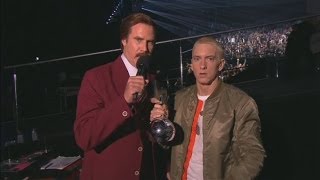 Anchorman's Ron Burgundy at the MTV EMAs: 'Miley Cyrus is a classy lady'