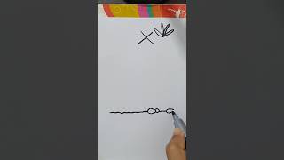 How To Draw Grass Step by Step #shorts #shortsfeed