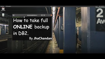 How to take full ONLINE backup in DB2.