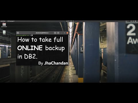 How to take full ONLINE backup in DB2.