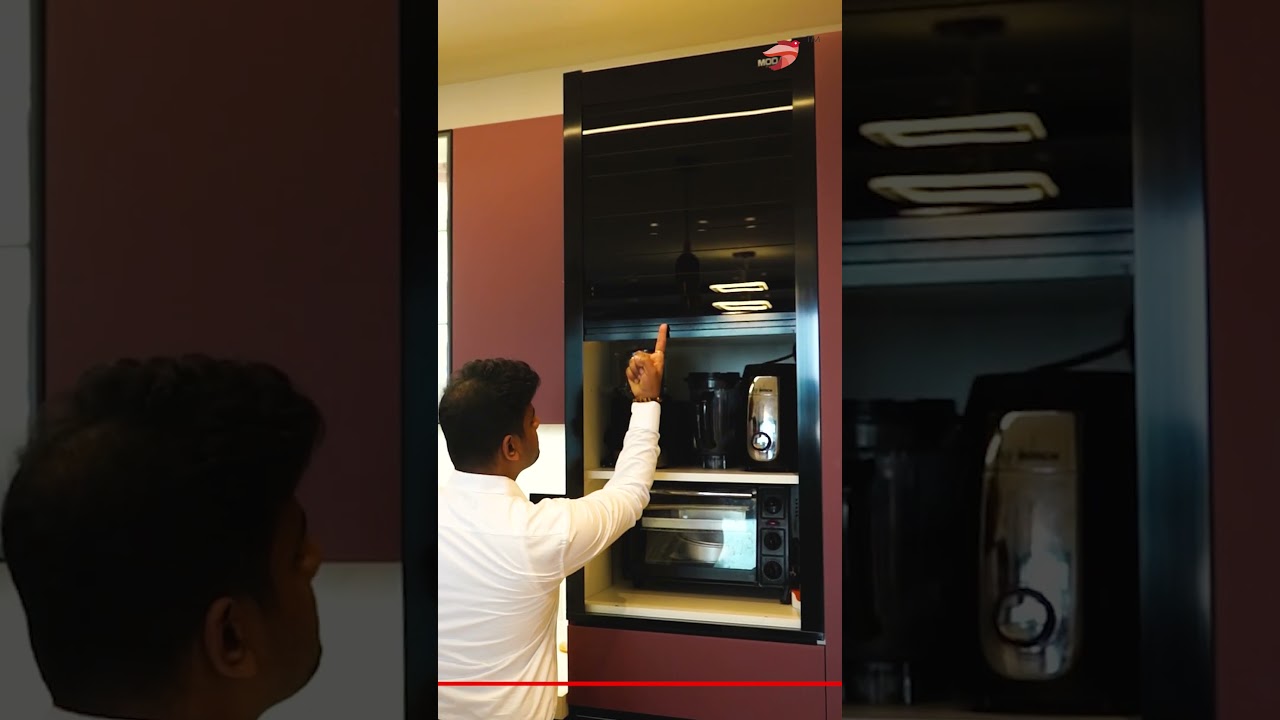 Smart Kitchens Begin with Häfele Roller Shutters | Bellezza Kitchen Studio