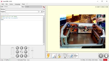 LaserGRBL Tutorial 1 - Connecting your Machine