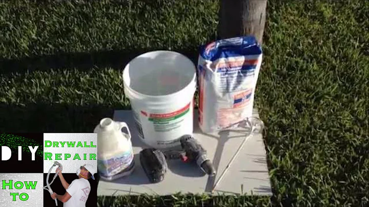 How to mix USG 20 minute quick setting type joint compound- Hot Mud