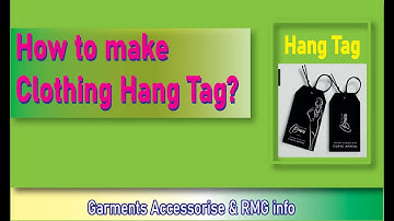 How to make clothing hang tag by illustrator easily?