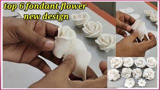 how to make fondant flower | fondant flowers for wedding cakes | fondant flowers | flower cake