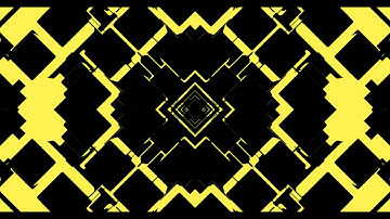 VJ LOOPS / MOTION GRAPHICS / ANIMATION / VISUAL LOOPS / CINEMA 4D / 3D / 2D - YELLOW TUNNEL