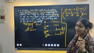 A cistern has two inlets A and B which can fill it in 12min and 15min  respectively an outlet C can