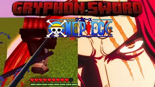 Gryphon Sword Addon Ruruli fixed V2 - Best One piece Addon mcpe 1.21+ | Minecraft Pe 1.21.51