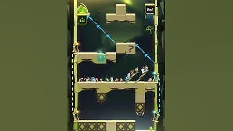 Lemmings. World 10 - Asteroid. Level W 42-0. Perfect Walkthrough.