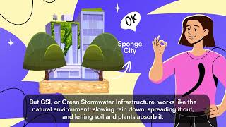 What are the different types of Green Stormwater Infrastructure?