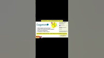 CAPGEMINI ONBOARDING UPDATE | JAN-MARCH | 2022 |