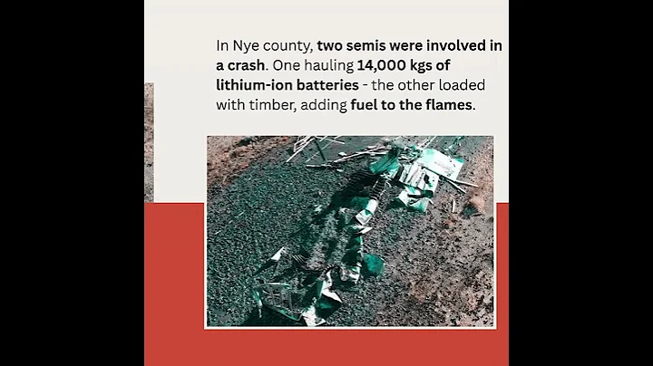 F 500 EA Extinguishes Lithium ion Battery Fire on US Highway in minutes