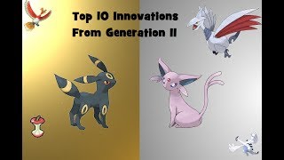 Top 10 Innovations in Pokemon from Gen II