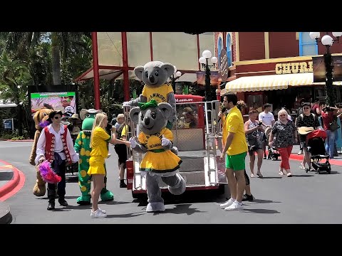 Kennys Aussie Celebration Parade Dreamworld Gold Coast 