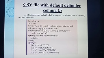 GRADE 12 | CSC | CSV READER FUNCTION |8. 1. 2021 | 2  P M