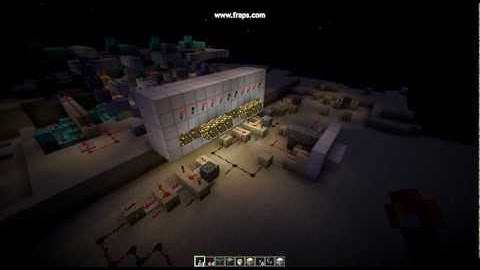 Minecraft binary counter