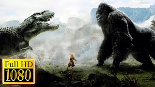 King Kong vs T-Rex Full Fight Scene 4K HDR